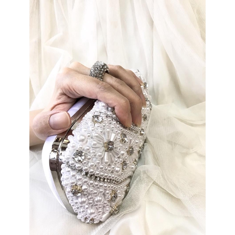 Clutch Wanita Bridesmaid Tas Kondangan Remaja Tas Pesta  Mewah Party Bag Tas Samping Murah Cewek Clu