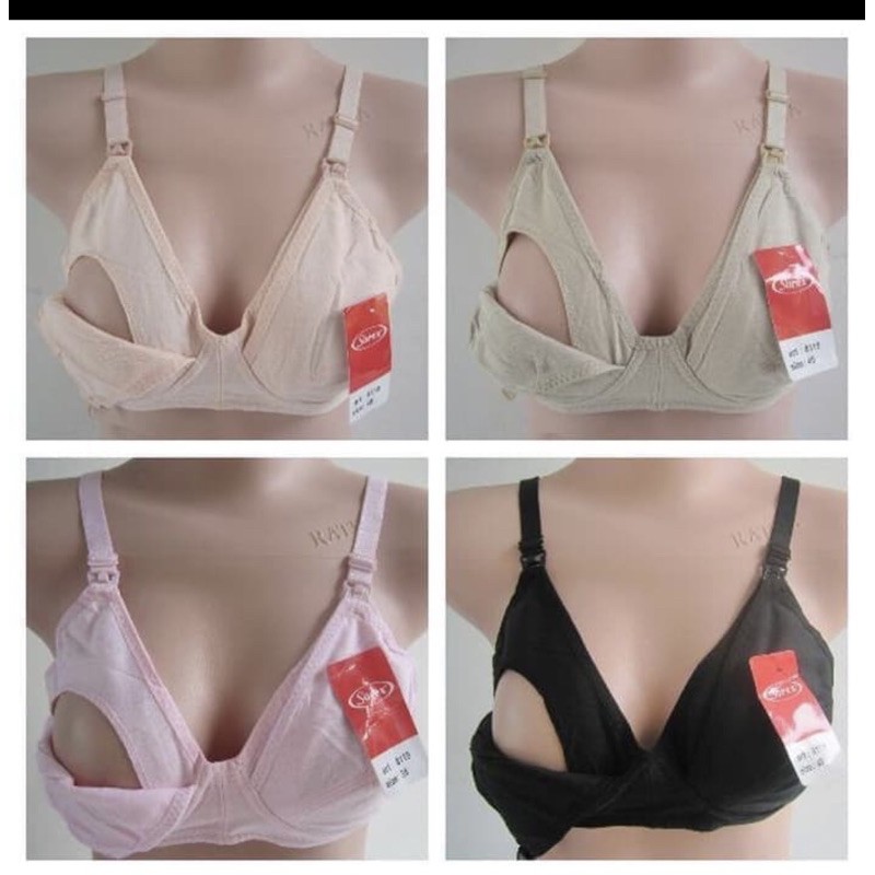 SOREX  Bra | BH Menyusui 8119 Tanpa Kawat, Tanpa Busa