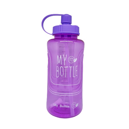 2 LITER - BOTOL MINUM MY BOTTLE PREMIUM 2000ML WITH STRAW BPA FREE