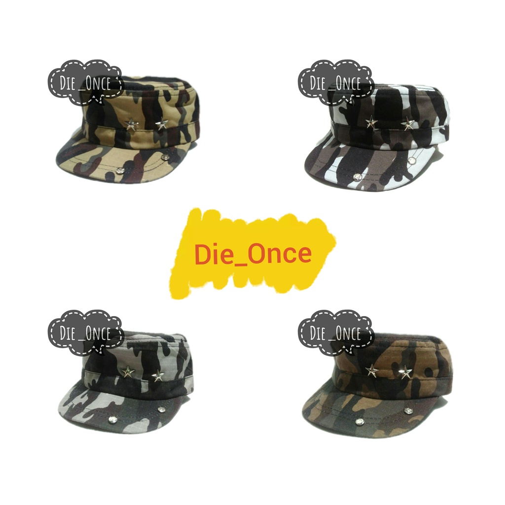 Topi Anak Komando Loreng | Topi Anak Tentara