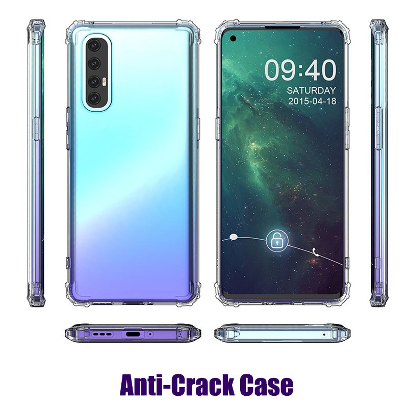 Soft Case Silikon Oppo Reno 4 Reno 4 Pro Reno 4F Bening Transparant Airbag Anti Crack