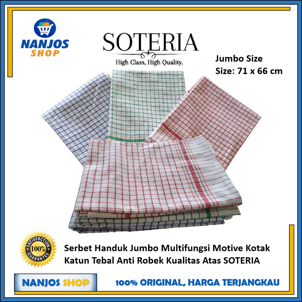 Kain Serbaguna / Kain kain Lap / Serbet Jumbo / Serbet / Serbet PF Jumbo SOTERIA