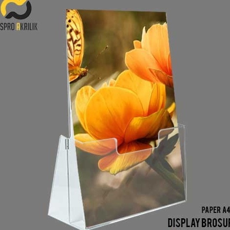 

TERMURAH / Tempat brosur akrilik / Display brosur A4