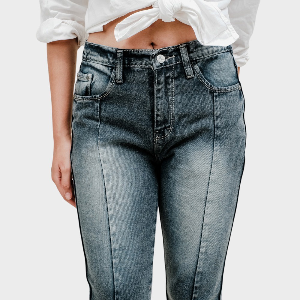 Bunbe - Highwaist Boyfriend Jeans Frontline Megan Fox