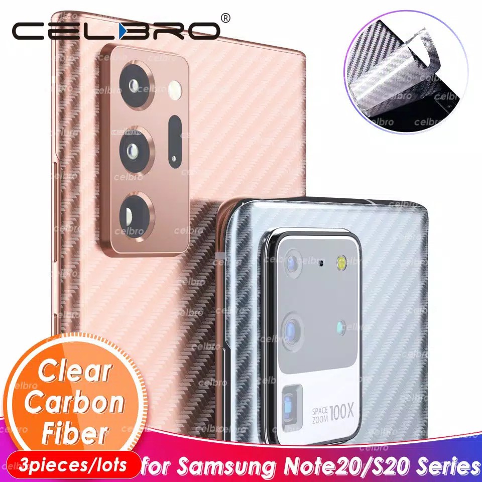 carbon fiber screen guard antigores BELAKANG Samsung S20 PLUS FE S21 S22 S23 NOTE 20 ULTRA A32 A52 A72 A53 A73 A34 A54 A33