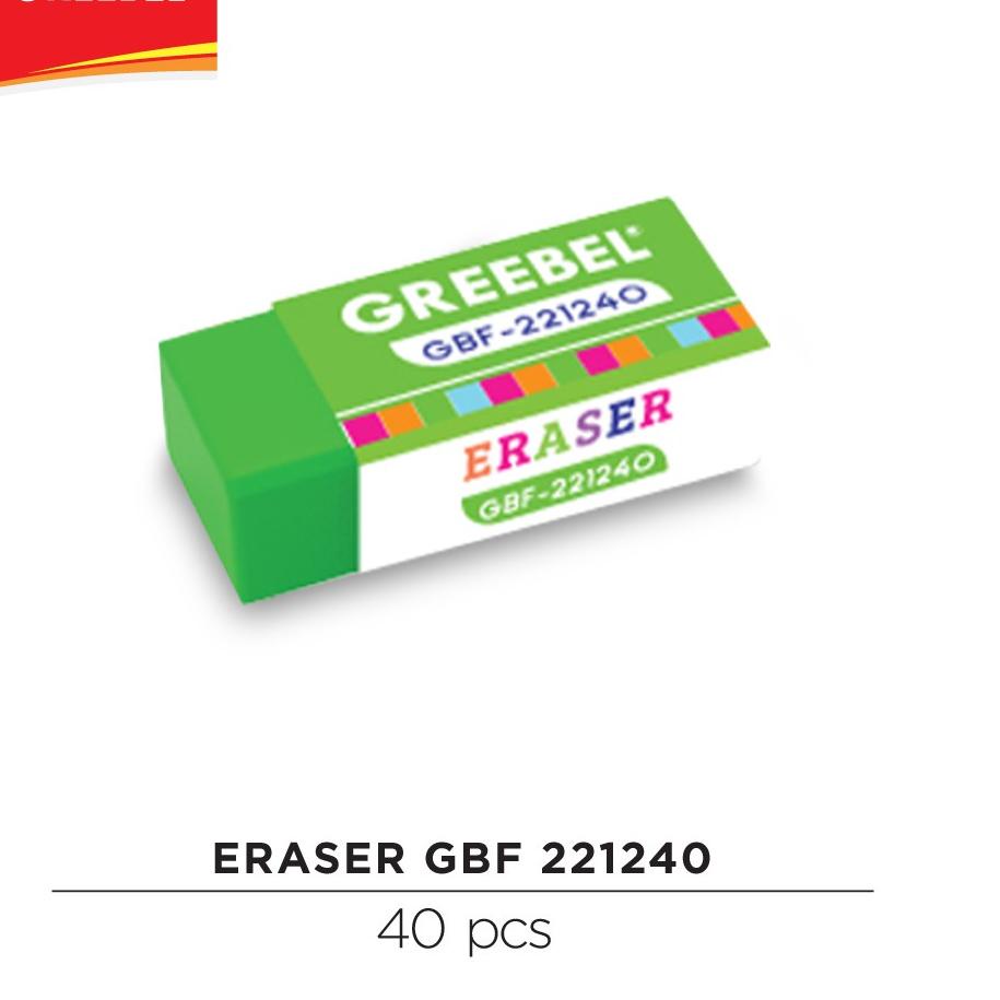 

Hot Sale - GREEBEL Penghapus Warna Warni /Eraser Colorful GBF 221240 box