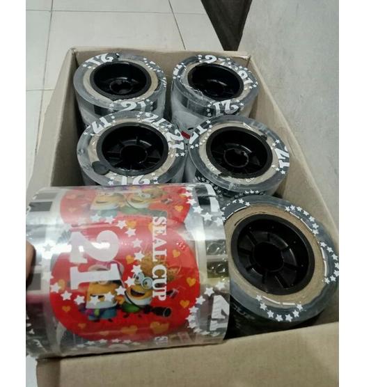 

Berkualitas--Plastik Lid Cup sealer Merk amigo isi 1.200 lembar