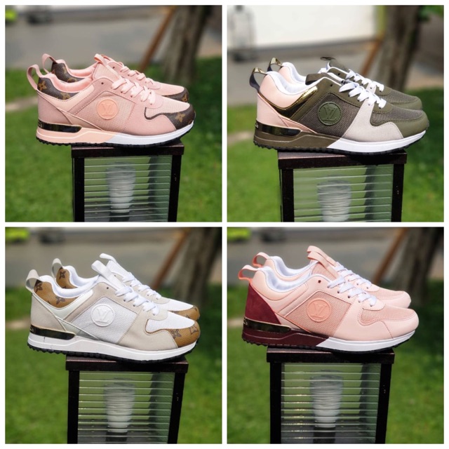 FREE KAOS KAKI SEPATU KETS WANITA LV/LOUIS VUITTON RUN AWAY