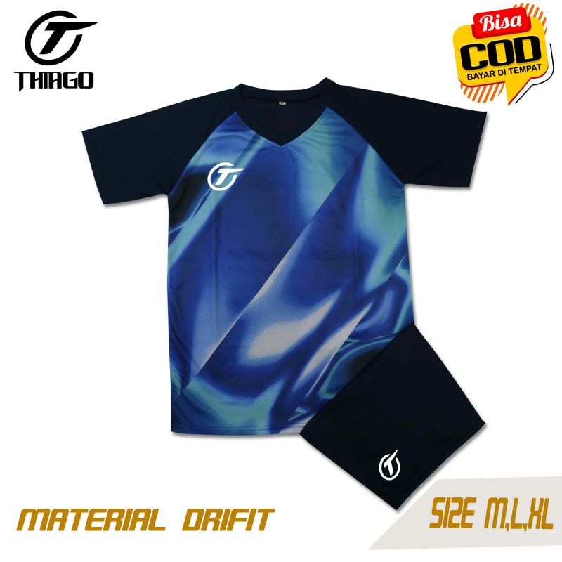 SPORTONE/KAOS FUTSAL PRINTING/KAOS BOLA DRIFIT/JERSEY OLAHRAGA PRIA/KAOS OLAHRARAGA SATU SET