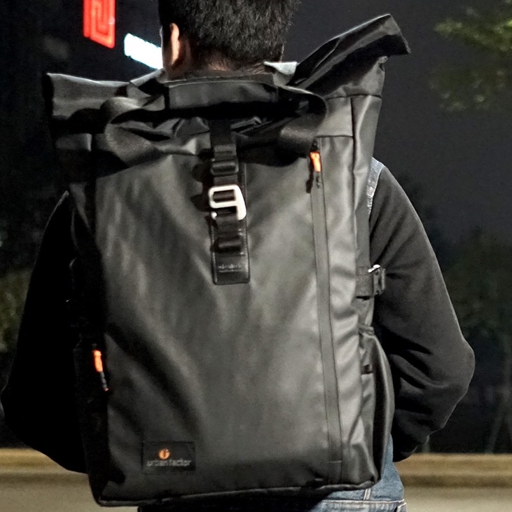 LANSPRESADO BLACK |ManNeedMe x URBAN| Tas Ransel Pria Wanita Tas Backpack ORIGINAL