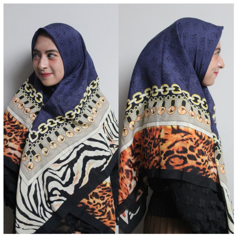 KERUDUNG SEGIEMPAT VOAL PRINTING SYARI PART 2-2.25