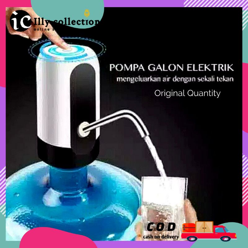 Pompa Galon Elektrik Recharge Dispenser Air