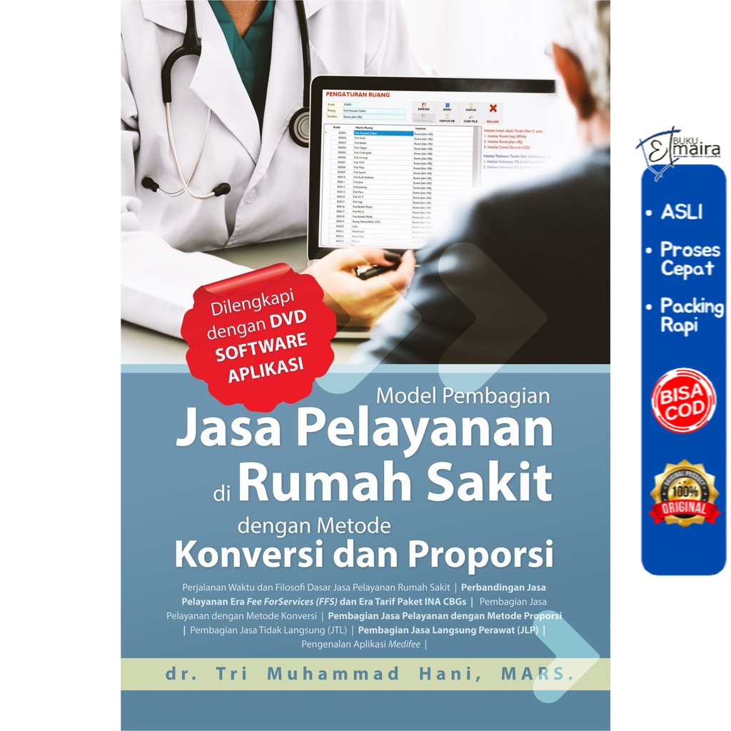 Jual Buku Model Pembagian Jasa Pelayanan Di Rumah Sakit - Dilengkapi CD ...