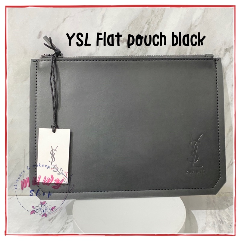 YSL Dompet Vynil Pouch / Pleat Pouch / Flat Pouch Vynil