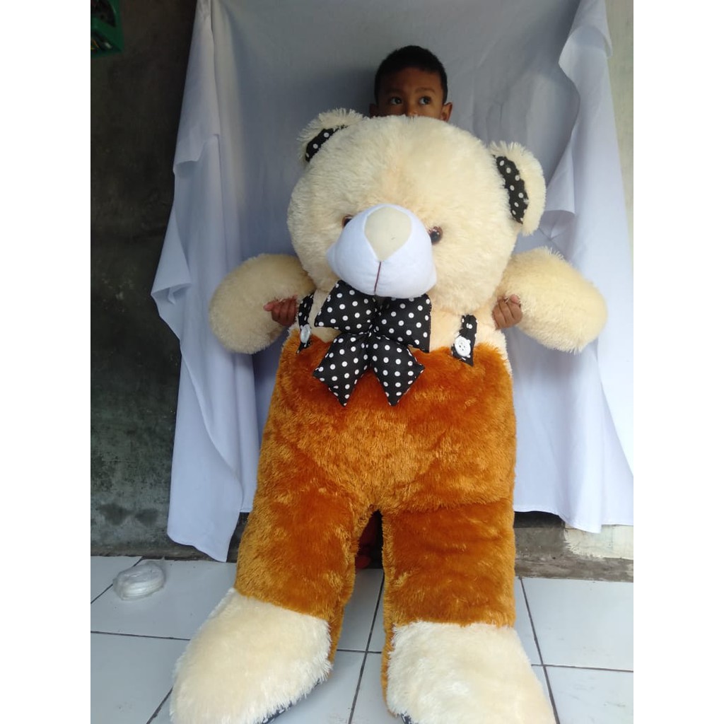 [BAYAR DITEMPAT] BONEKA BERUANG TEDDY BEAR BESAR MURAH 1 METER