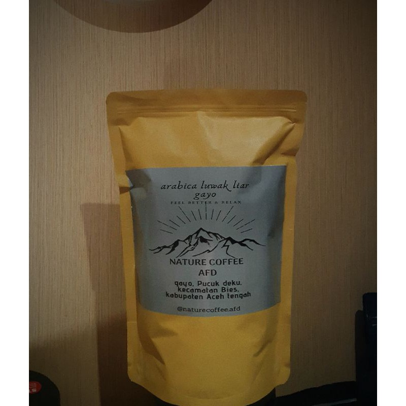 

arabica luwak liar gayo asli (bubuk/biji) 1kg
