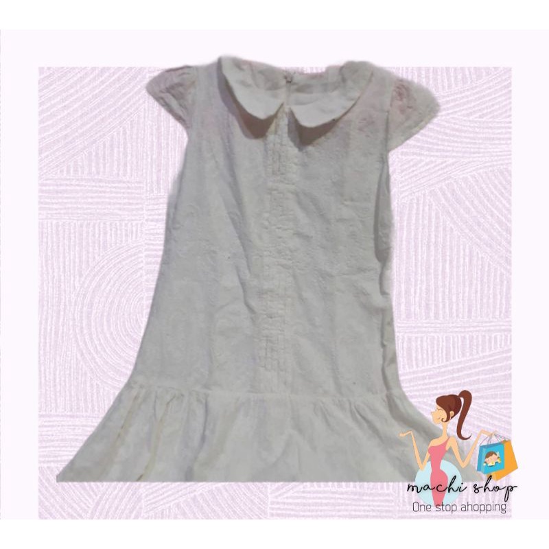 dress putih gading dress anak anak