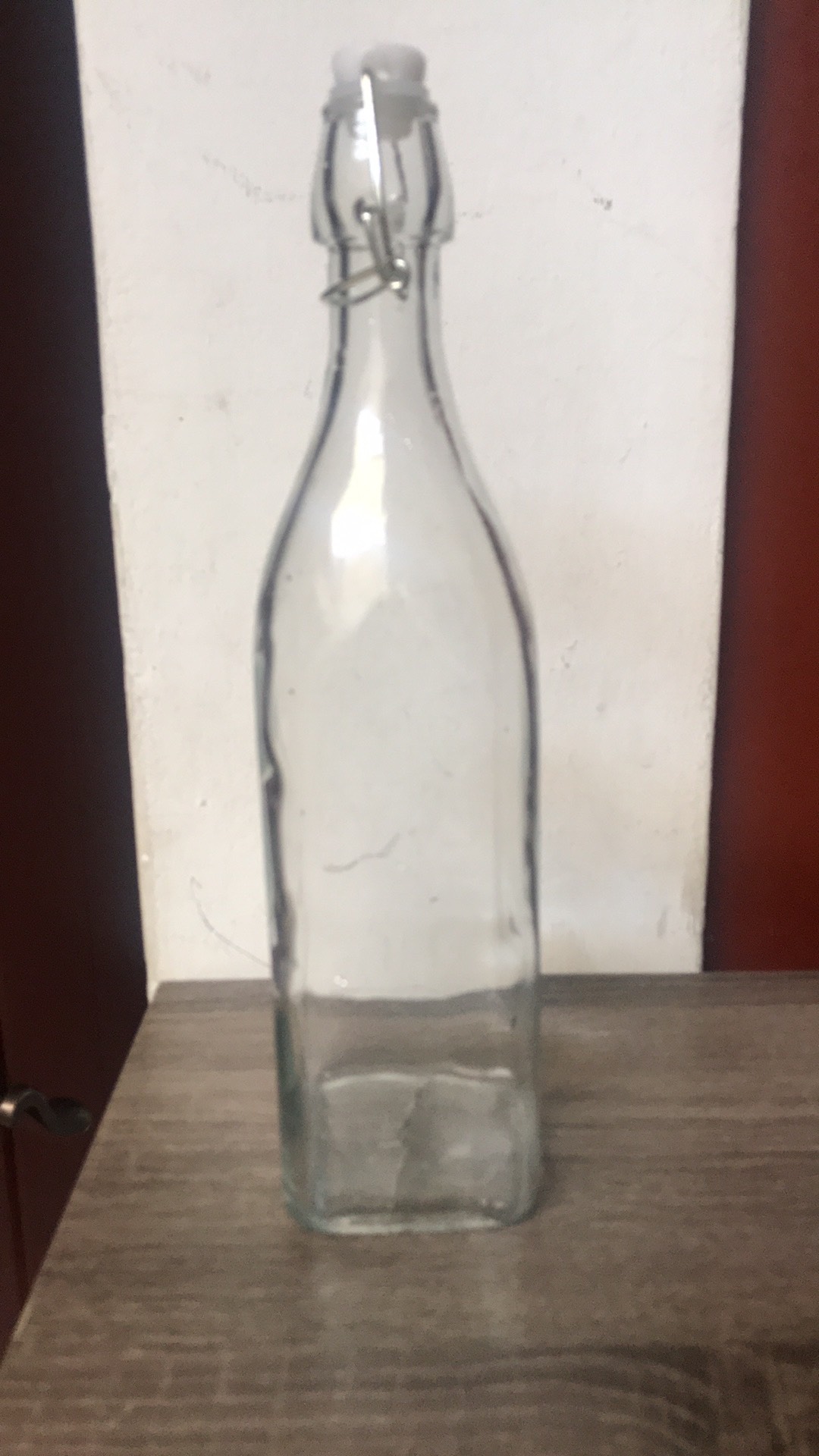 Bormioli Swing Kotak 1 Liter | Botol Kaca 1000 Ml | Botol Kait 1 Liter