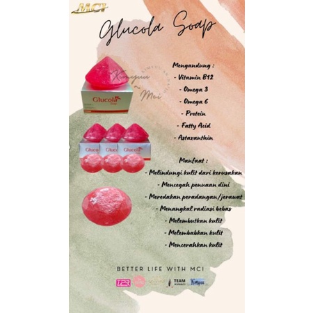 GLUCOLA SOAP RED
