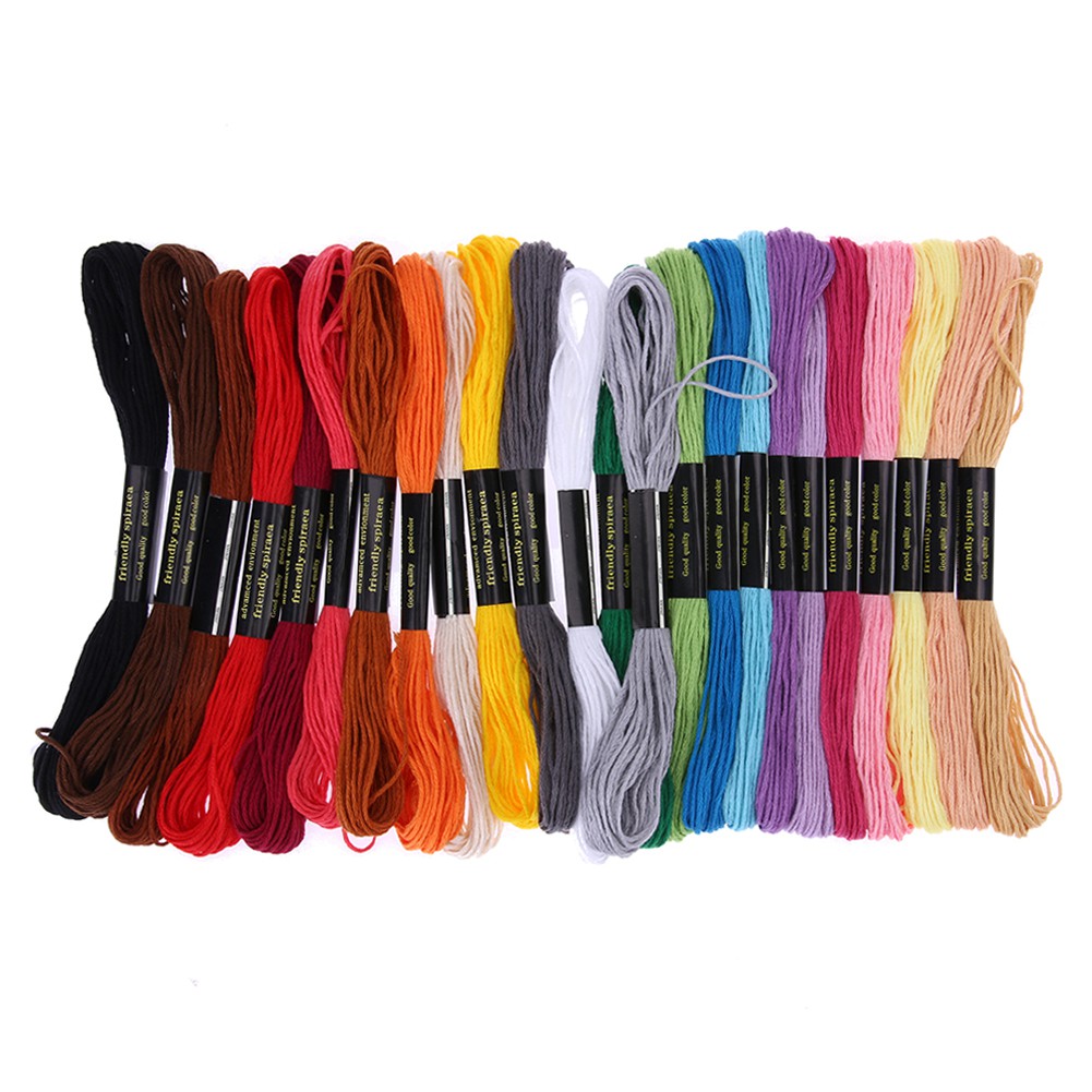 Embroidery Thread - Set Benang Sulam 24 Warna