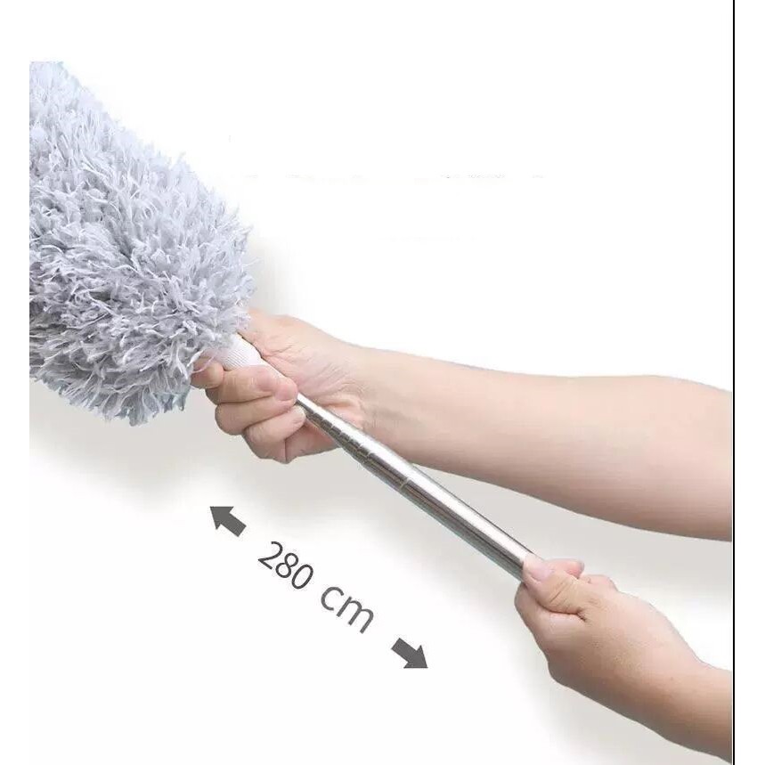 Kemoceng Microfiber Magnet Debu Extendable Bisa Tekuk 2,8 Meter - missbejogrosir