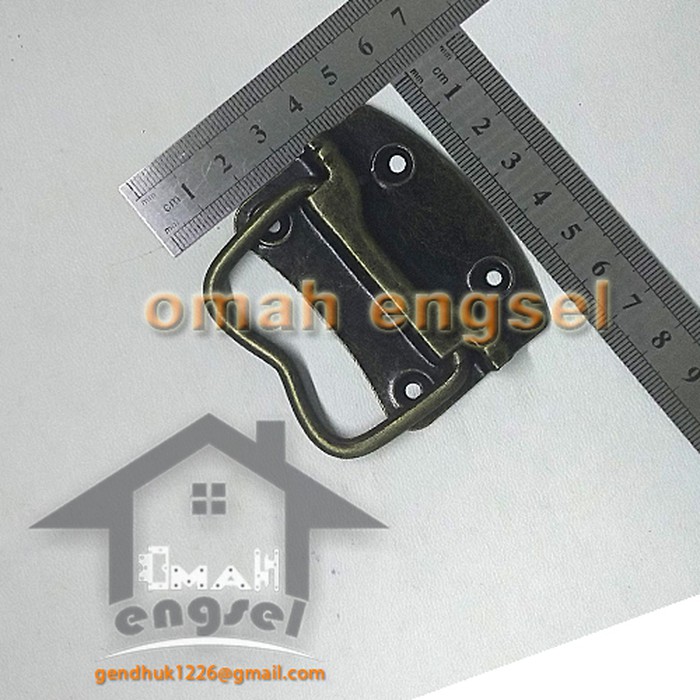 Tarikan laci antik 64 mm Knob kotak box Handle mini antik murah