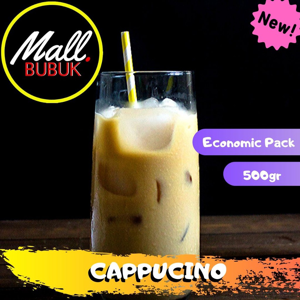 

500 GRAM - Bubuk Cappucino 500gr - Bubuk Minuman Cappucino 500gr - Cappucino Powder 500gr mb