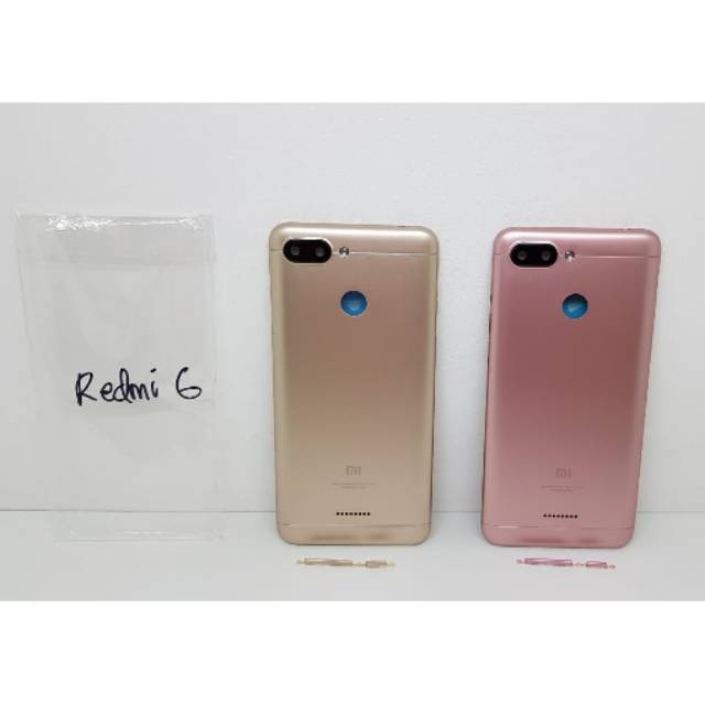 Back Cover Xiaomi Redmi 6 5.45 inchi Backdoor Redmi6 Housing Back Cover Tutup Belakang Hp