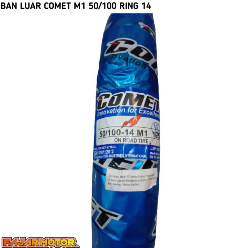 COMET BAN LUAR TYPE M1 50/100-14 TUBETYPE