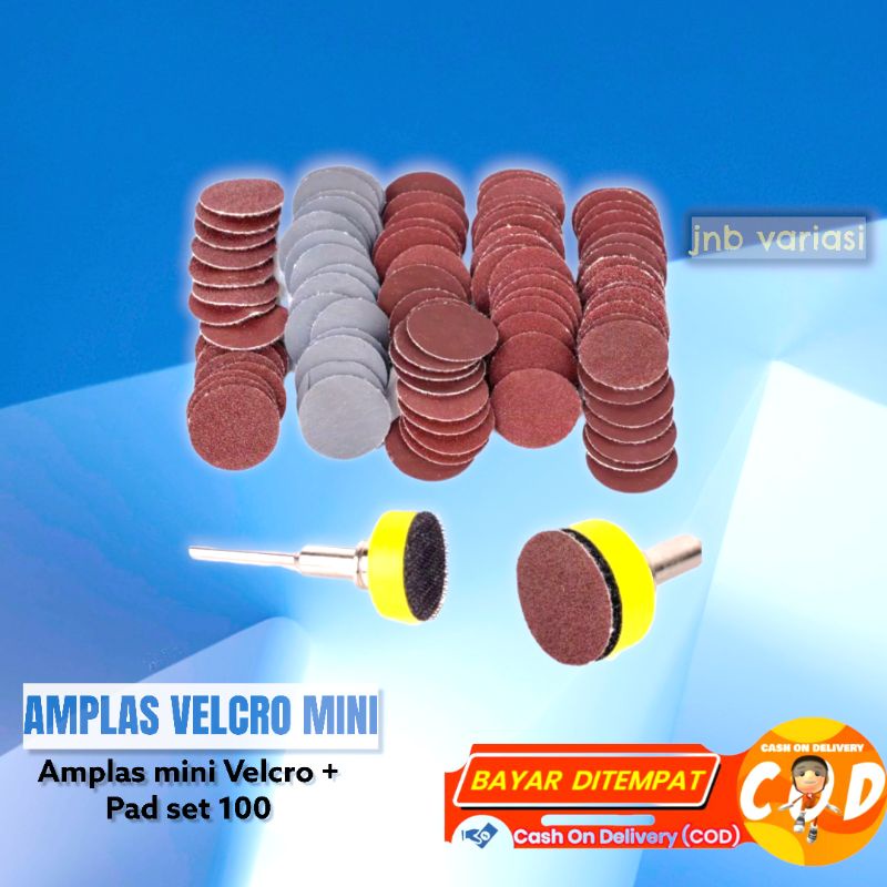 Mata bor amplas mini grinder cun amplas velcro mini