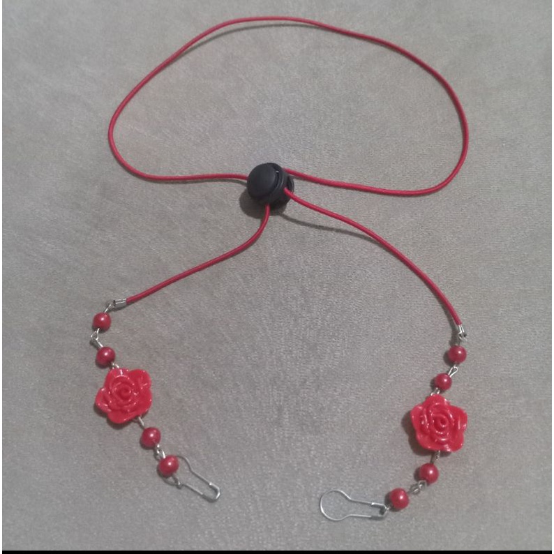 KONEKTOR / STRAP MASKER 2IN1 MAWAR MUTIARA