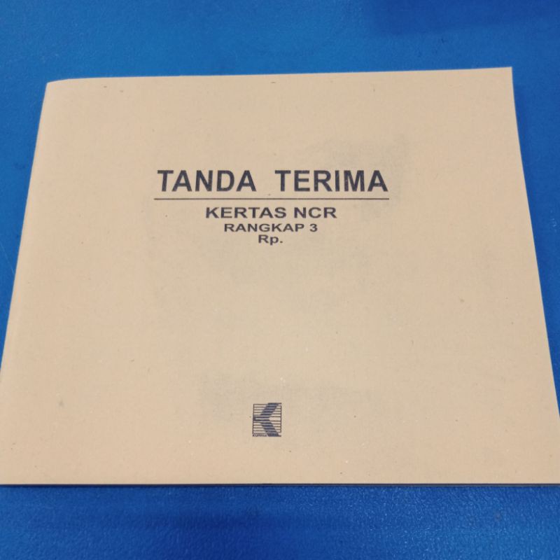 

Tanda Terima (Rp.) 1/2 Folio Rangkap 3 Kurnia