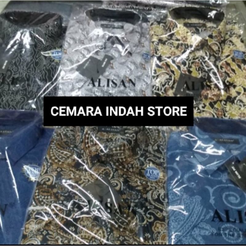 kemeja alisan batik