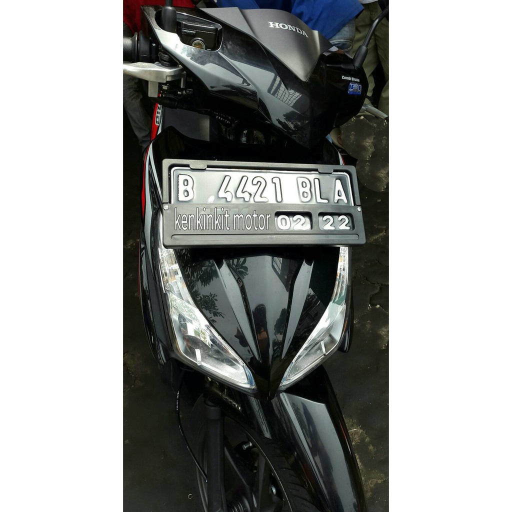 DUDUKAN PLAT NOMOR MOTOR/ MODEL HONDA/ KWALITAS KW SUPER