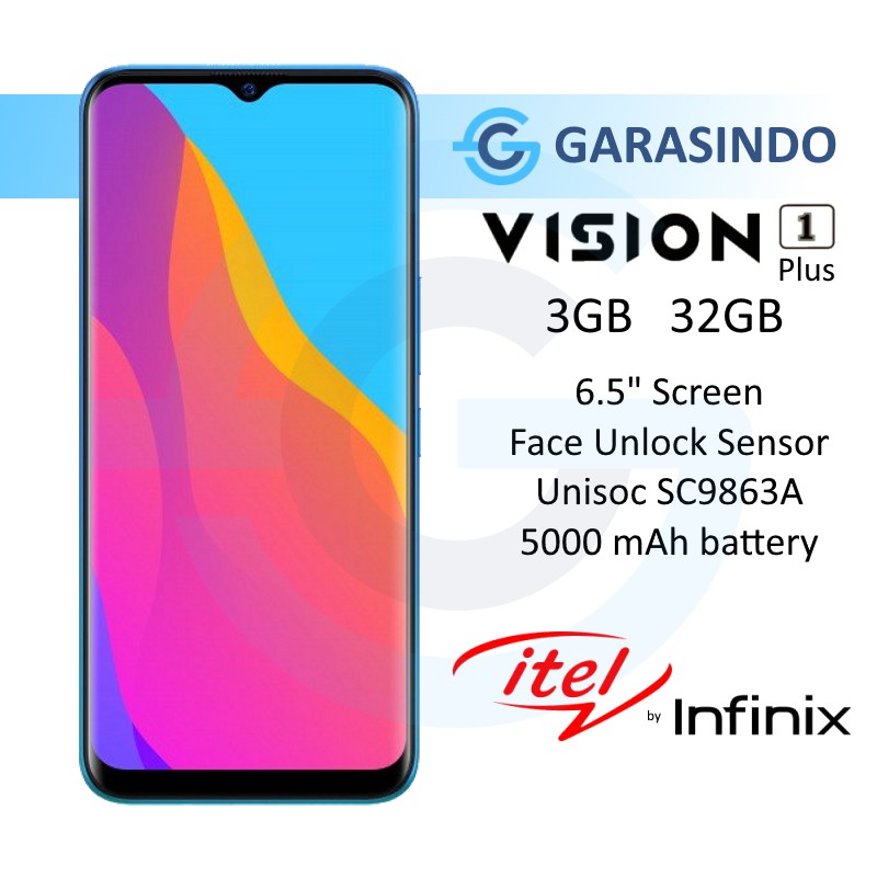 Infinix iTel Vision 1 Plus 3/32 GB 3GB 32GB Garansi Resmi
