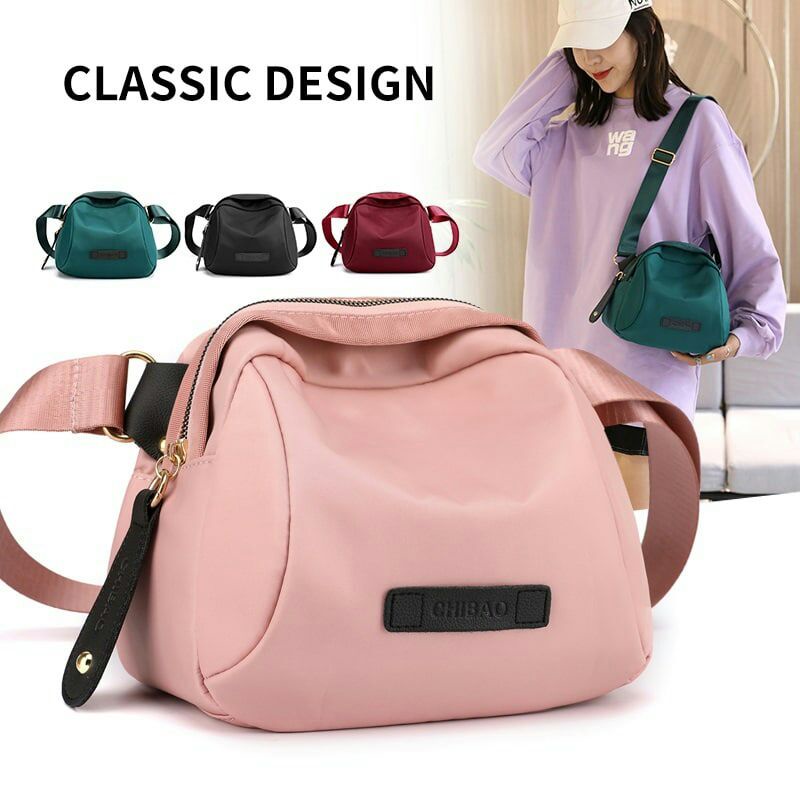 tas wanita cewek fashion import selempang pinggang cina korea