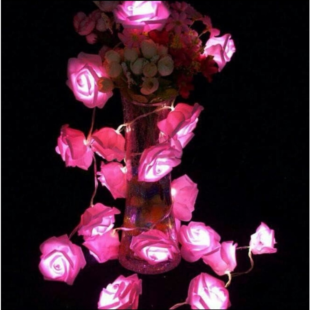 Lampu Mawar / Lampu LED Bunga Mawar / Lampu Hias Bunga Mawar - FAZILA TRONIK