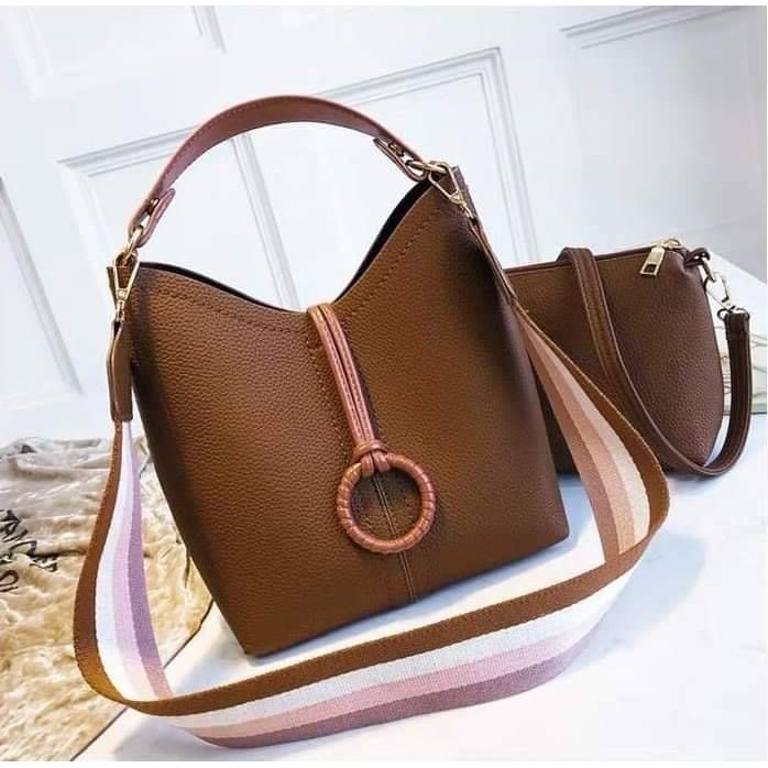 LT 1494 RISCE TAS 2IN1 TAS TOTE IMPORT WANITA CEWEK PEREMPUAN JAKARTA BQ 2410 bEL 375 GI 02959