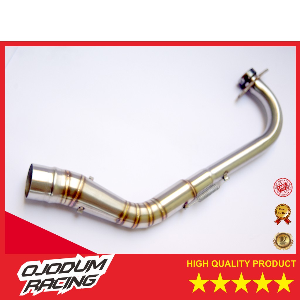 pipa leher knalpot racing MIO J SOUL GT MIO M3 FINO 125 inlet 50mm