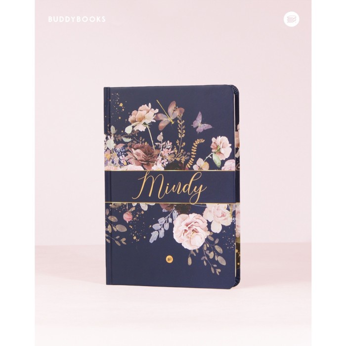 

Notebook Buddybooks Flowery24 Buku Custom Nama Jurnal Planner Diary