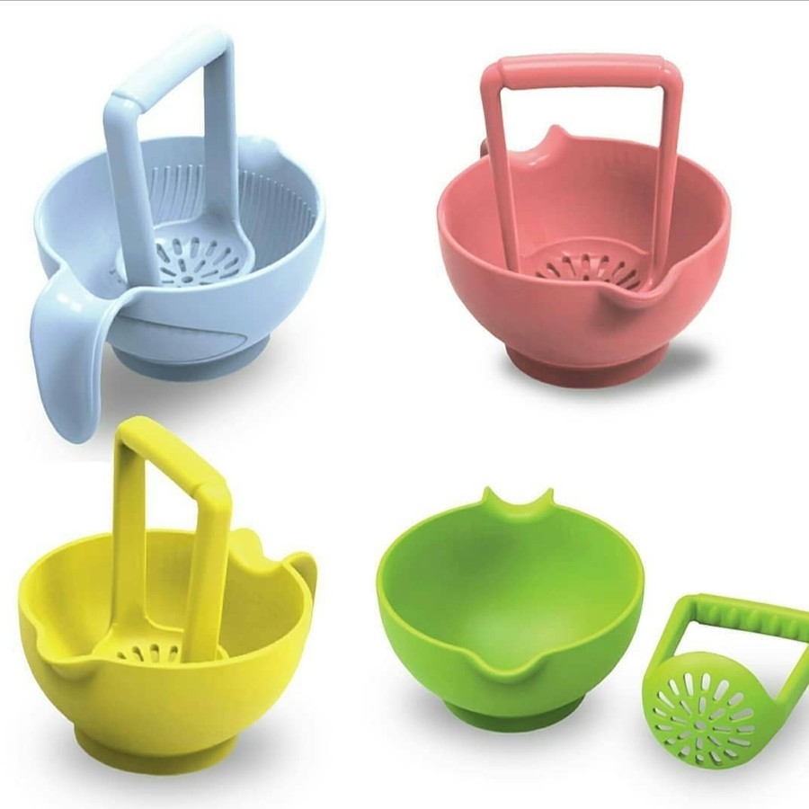 AP 008 Baby Safe Food Masher Bowl / Mangkok Alat Pelumat MPASI