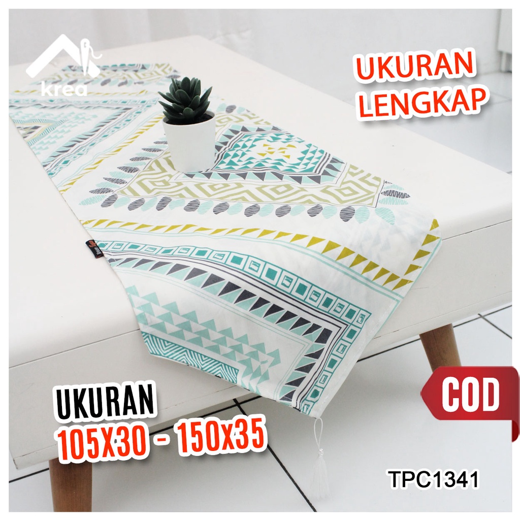 Taplak Meja / Table Runner Ukuran 105x30 - 150x35 TPC1341