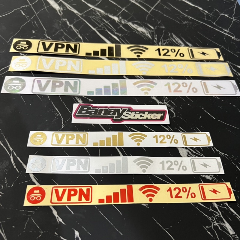 STICKER VPN SINYAL HP WIFI BATERAI CUTTING