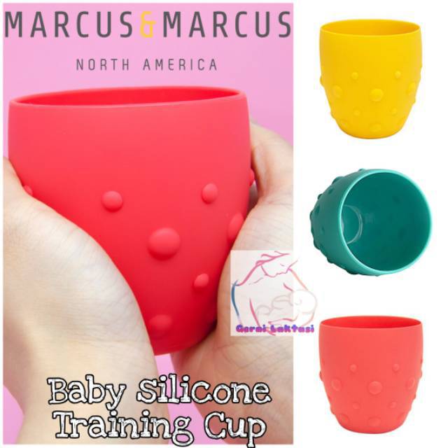 Marcus and Marcus Learning Cup / MNM learning cup / Baby Training Cup / Gelas Anak / silicone cup