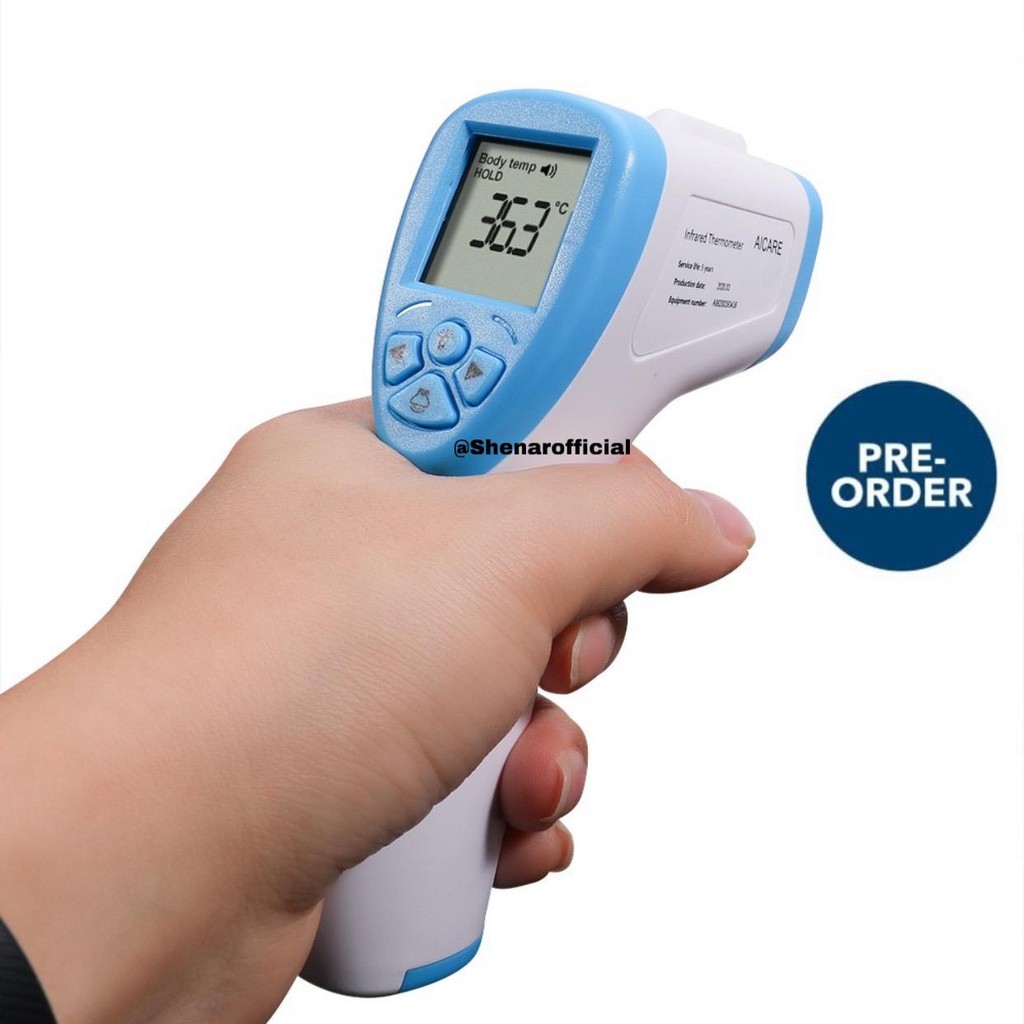 SHENAR INFRARED THERMOMETER  ALAT UKUR SUHU ALAT PENGUKUR TUBUH TERMOMETER - BISA BAYAR DI TEMPAT