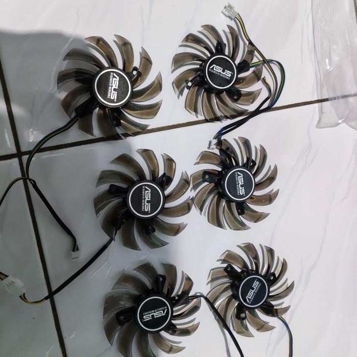 Fan Vga 75mm 4pin Asus Msi Gigabyte Sapphire satu set UNIVERSAL