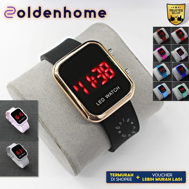 [PROMO] JAM TANGAN LED WANITA LED WATCH JAM TANGAN DIGITAL LED HIGH QUALITY A11 STRAP SILIKON / KARE