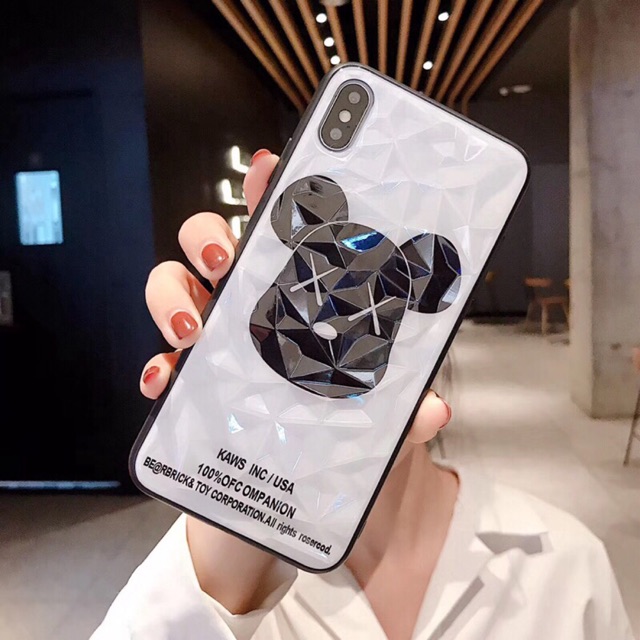 KAWS diamond case for iphone 6,6plu,7,8,7plus,8plus,xs,xsmax