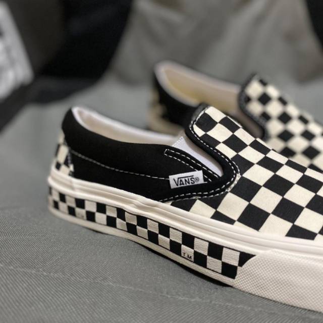 VANS SLIP ON NEXTOR CHECKERBOAR BLACK/WHITE