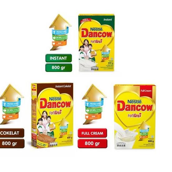 

Promo baru--Nestle DANCOW FortiGro Full Cream instant dan coklat 800gr